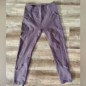 Lululemon Purple High-Waisted Leggings